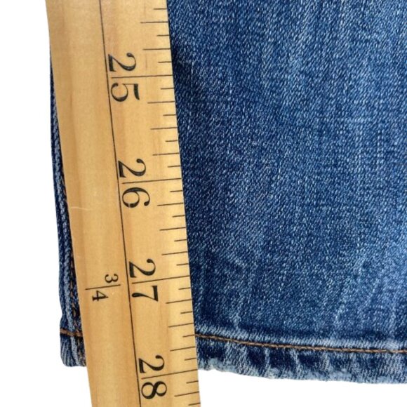 Citizens of Humanity Jeans Mid-Rise Straight Slim some Distress, Fade, sz 29 - Picture 13 of 16